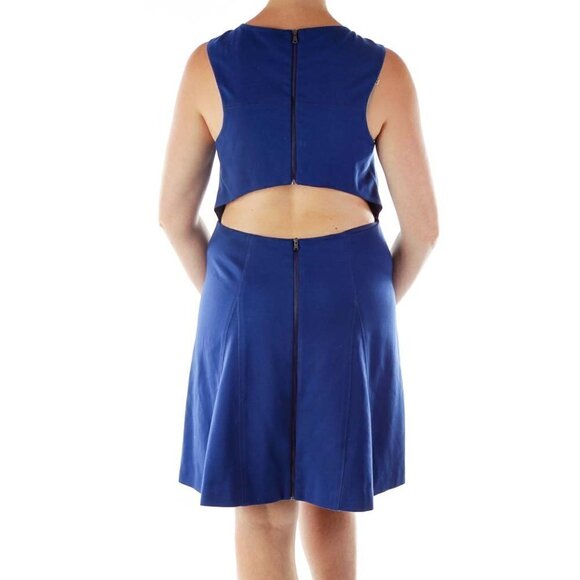 Trina Turk Royal Blue Open-Back Dress - Picture 3 of 3